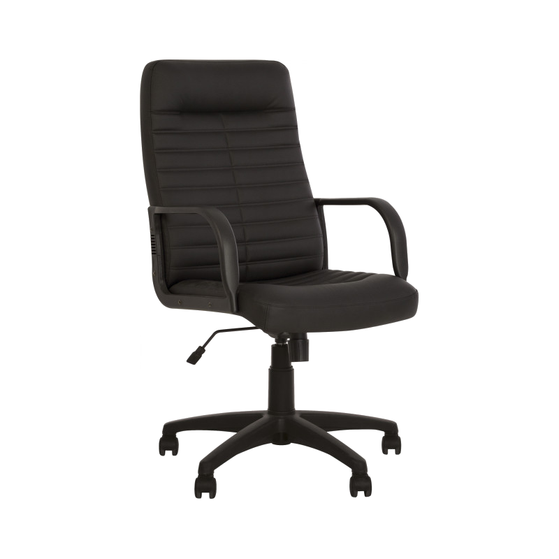 Крісло офісне NOWY STYL (KD TILT PL64 ECO-30) пластикове, екошкіра, підлокітники